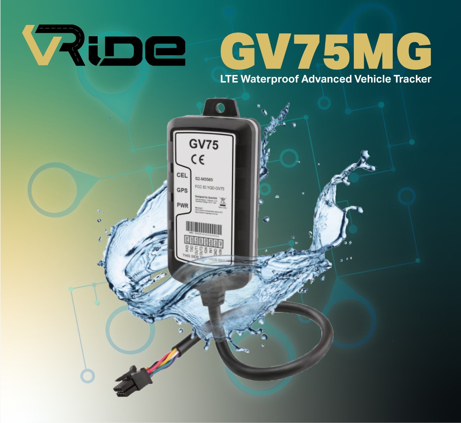 GPS Tracker GV75MG Wasserdicht 